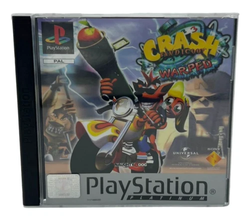Crash Bandicoot 3 Warped Jeu Ps1 Psone Pal Eur Complet