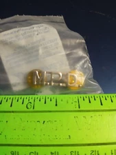 Lapel Letter Pins M.P.D. Police Sheriff Patrol Security- Blackinton USA (23-2762