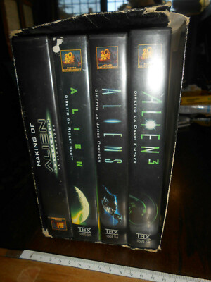 VHS - Alien Saga 4 VHS Box 20th Century Fox Sealed