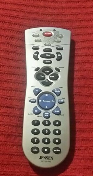 a Jensen Sc-570 - 5 Device Universal Remote Control for sale online | eBay