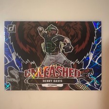 2023 HENRY DAVIS PIRATES ROOKIE STAR Panini Donruss - Unleashed Blue 104/249