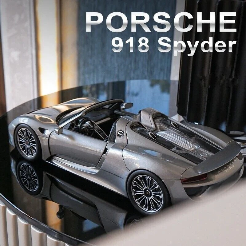 1:24 Porsche 918 Spyder Diecast Model Car - Alloy Collectible & Toy Gift - image 3 of 4