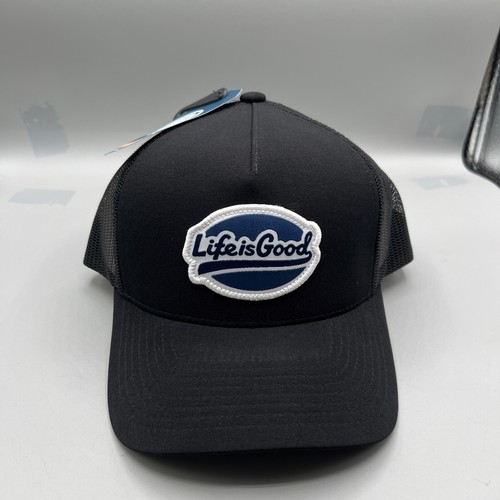 Life is Good A Sunwashed Chill Cap LIG Ballyard Black Blue One Size 81451 - Picture 13 of 13
