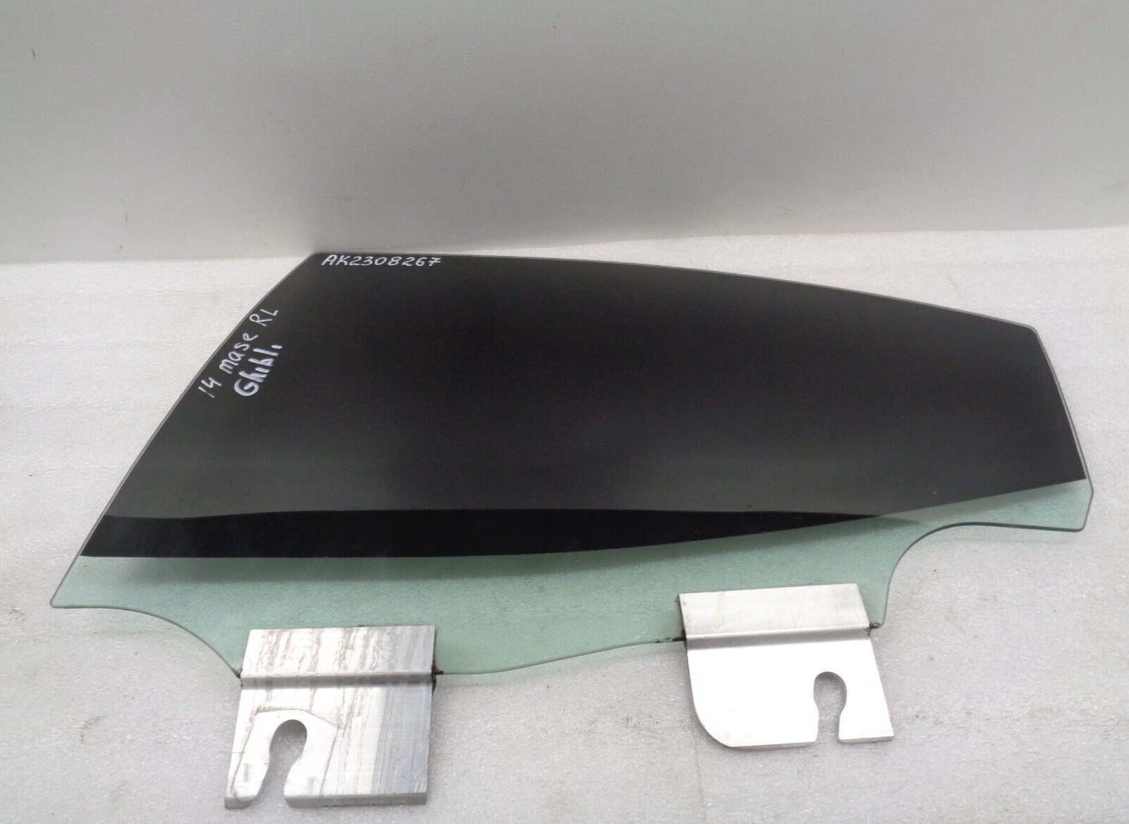 14-17 Maserati Ghibli Rear Left Driver Door Window Glass Tinted OEM AK2308267