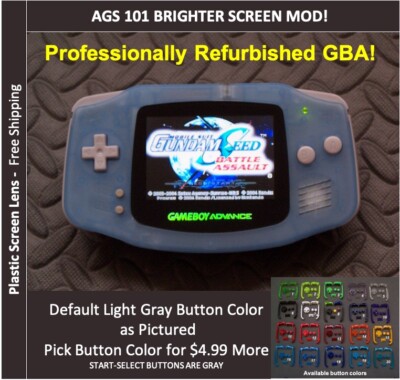 Ags101 Ags 101 Screen In Original Gba Game Boy Advance System