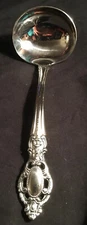  Gorham Design Studio Glossy Stainless Memento Gravy Sauce ladle 7" Flatware EUC