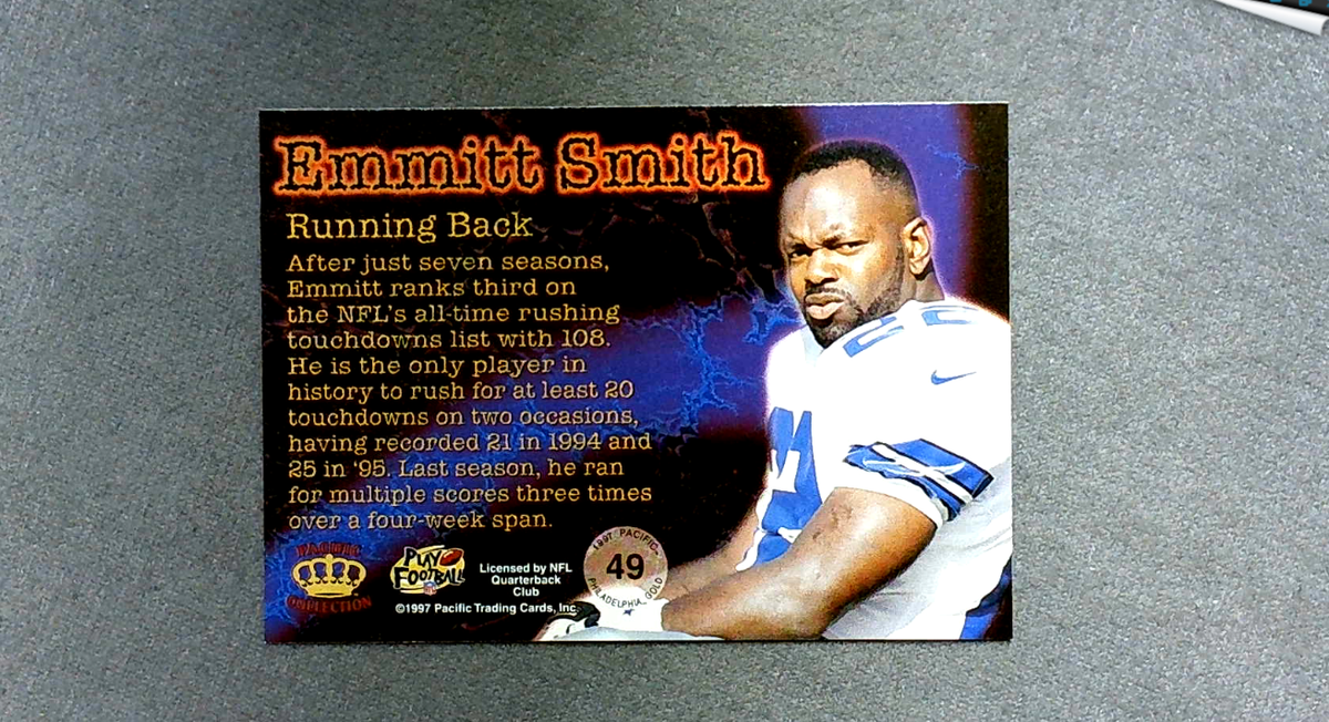 1997 Pacific Philadelphia Gold #49 Emmitt Smith Cowboys | eBay