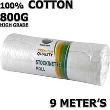 Pure Cotton Stockinette 800gm Roll Soft Polishing Cleaning Car Cloth Rag 9M