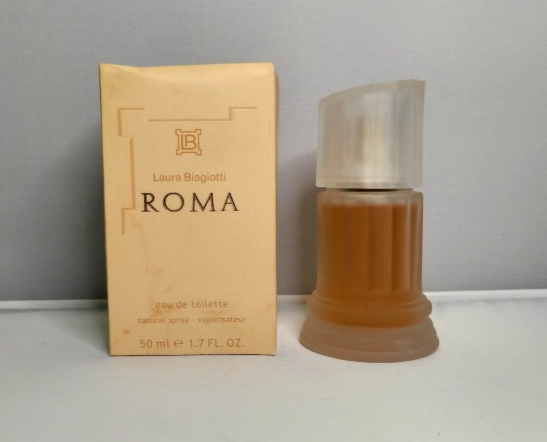 ROMA by Laura Biagiotti Eau De Toilette Spray 1.7 oz New VINTAGE