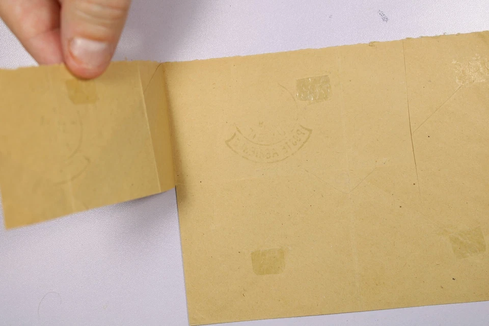 Túnez 1919 correo aéreo / Zaris a Ben Gardane (corte de solapa trasera) - L38552 Foto 3 de 3