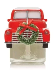 YANKEE CANDLE SCENTPLUG BASE Truck & Wreath Fragrance Diffuser Christmas Decor 
