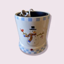 Snowman winter Christmas Full size Candle Electric Burner warmer Crazy Mountain