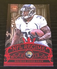 2012 Panini Crown Royale Maurice Jones-Drew NFL Regime Red Foil /100