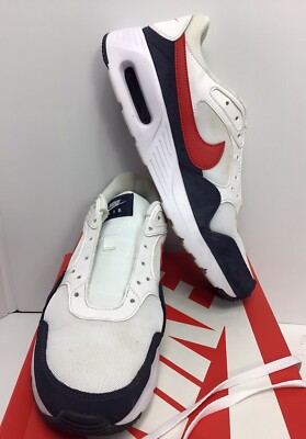 Nike Air Max SC CW4555-103 White / University Red Men\'s Sneakers Size 14 Nike Air Max SC  main image 3