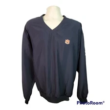 Cutter & Buck Auburn Tigers Vintage 90's Pullover Jacket Wind Breaker Men's Size