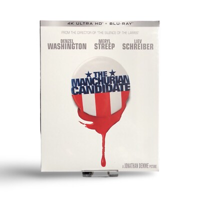 Kino Lorber THE MANCHURIAN CANDIDATE 4K UHD + Blu-ray Limited Slipcover Edition