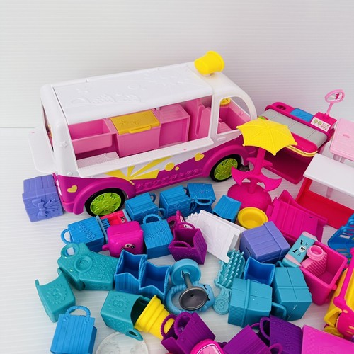 SHOPKINS - Ice Cream Truck & Shop Store + Accessories - Girls Toys - BULK LOT - Picture 4 of 12