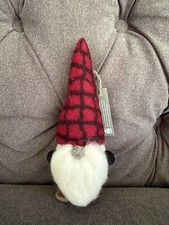  POTTERY BARN Sold Out Gnome Ornament Christmas Tree Buffalo NEW Holiday HTF