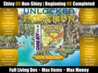 Authentic Unlocked Pokemon Gold, All 251 Legal + Extra, Max Items Money GB GBC