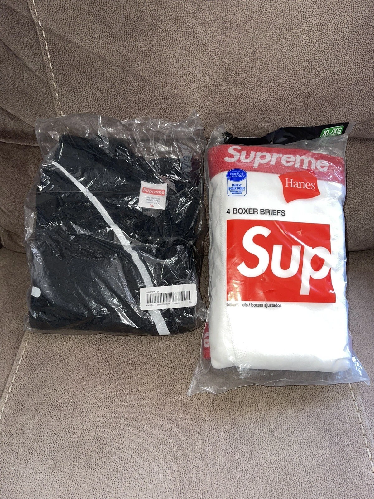 T shirt Schtroumpf Supreme avec slips boxers NEUF
