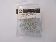 100 Closed End Terminal  - Wire Size  22-18 - MCM Electronics