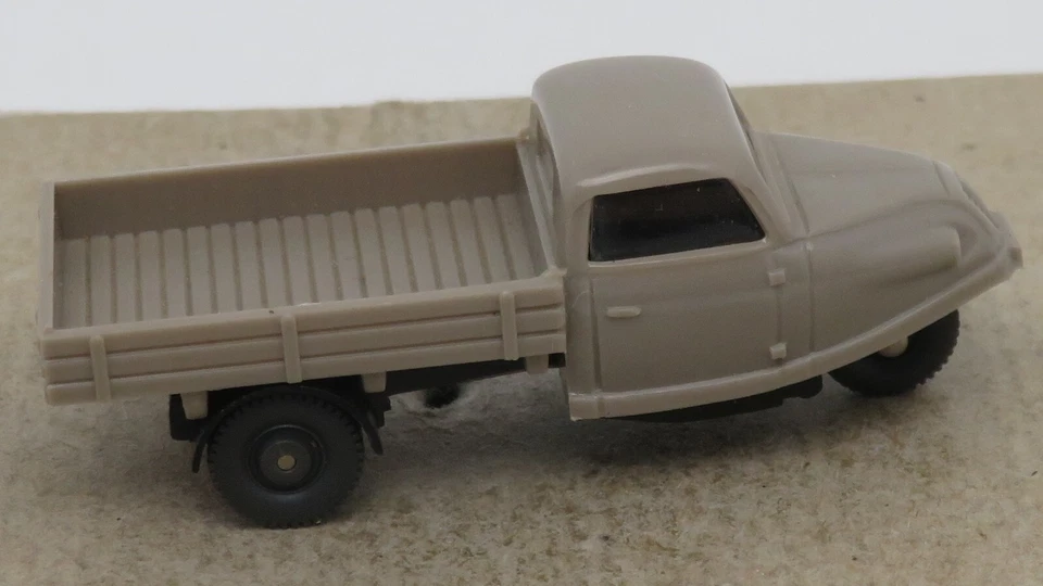 C Micro WIKING Ho 1/87 Goli Triciclo Grigio Pietra #330 No. Box - Immagine 3 di 4