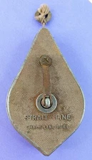 Strait-Line Vintage RED Chalk Line Reel Construction Tool