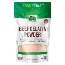 NOW FOODS Beef Gelatin Powder 1 lb.