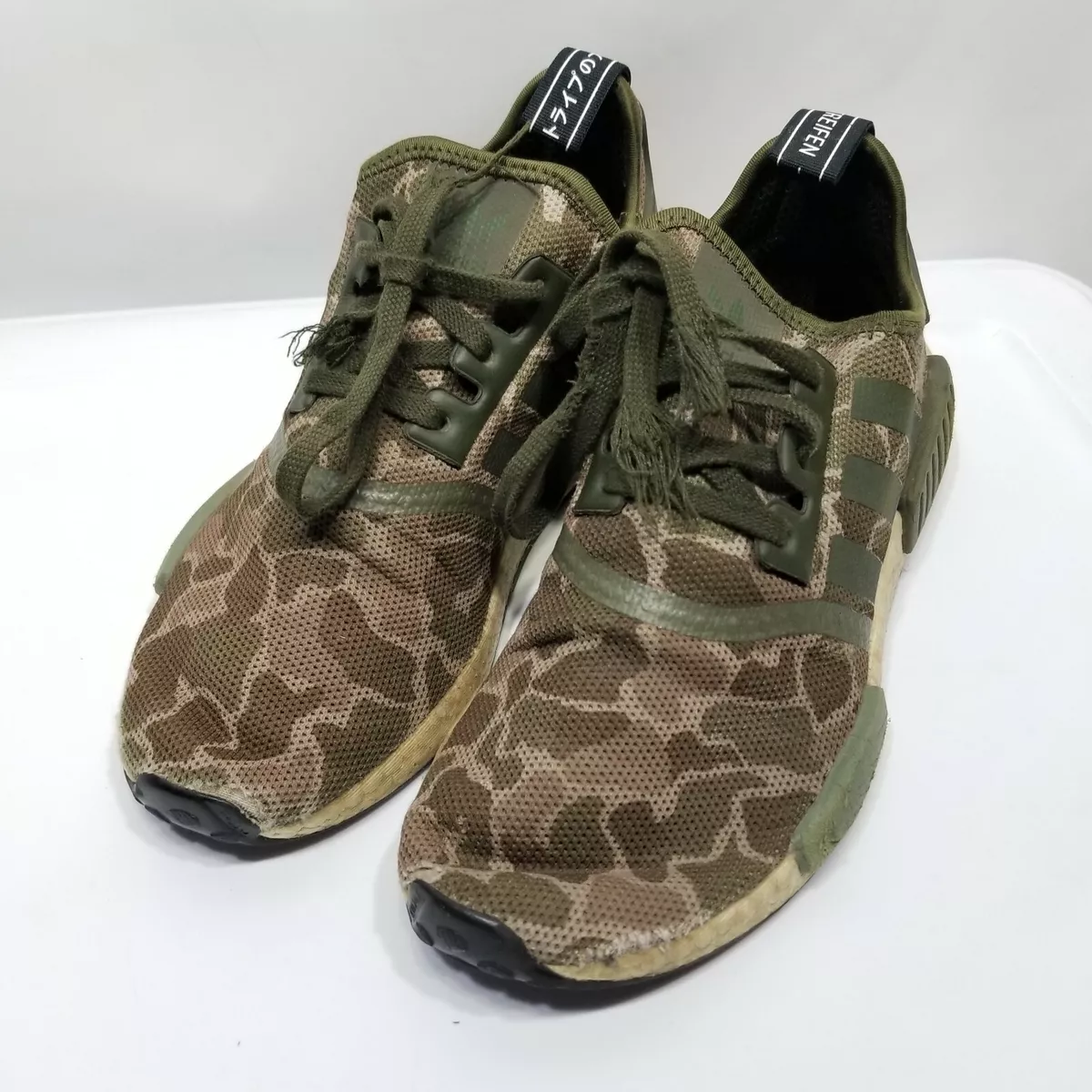 Adidas Originals NMD R1 Green Duck Camo D96617 US Men s Size 7