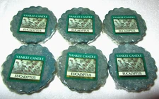 LOT OF 6 Retired Yankee Candle "EUCALYPTUS" ~Fresh ~ Tarts Wax Melts ~ RARE~ NEW