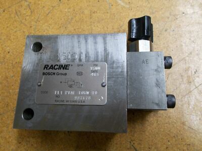 RACINE Bosch Group FE1 PBAE T06W 10 Hydraulic Valve 987678 1500 PSI Gently Used