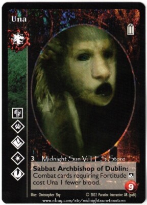 Una Gangrel Antitribu 25th Anniversary 2022 V:TES VTES Vampire CCG