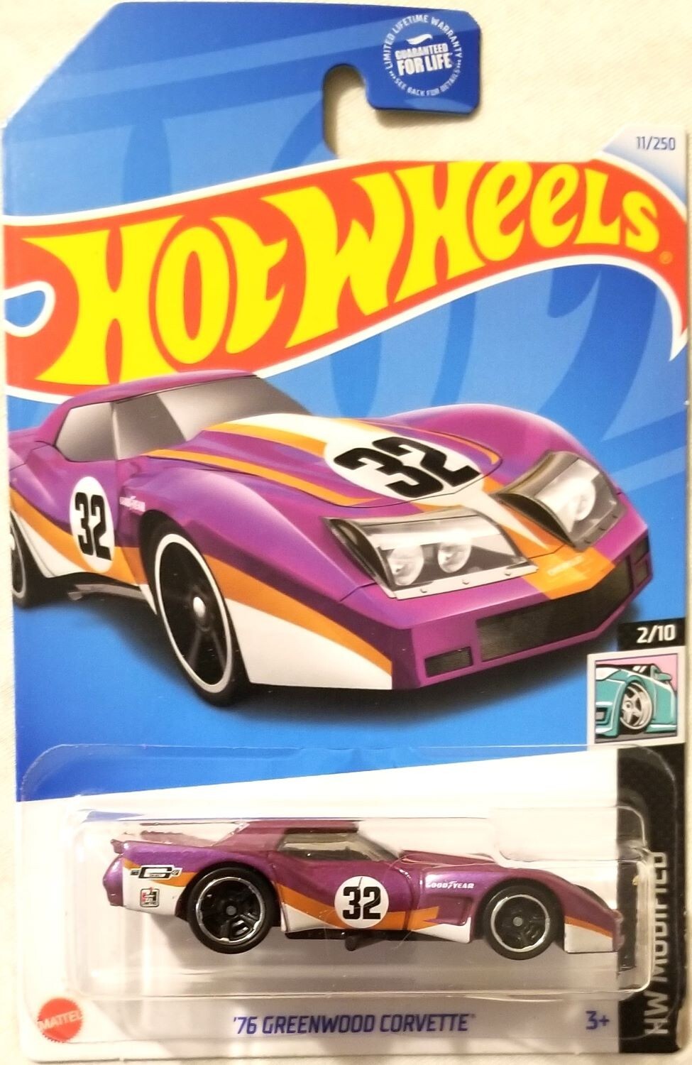 Hot Wheels - 2024 HW Modified 2/10 '76 Greenwood Corvette 11/250 (BBHTB67)