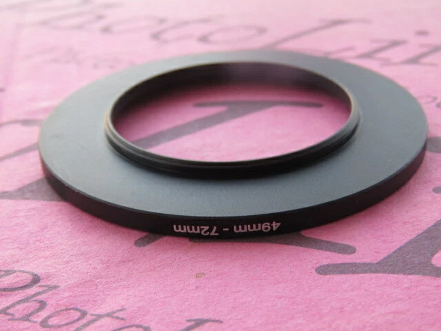 49mm to 72mm Stepping Step Up Filter Ring Adapter 49mm-72mm - Image 2 of 2