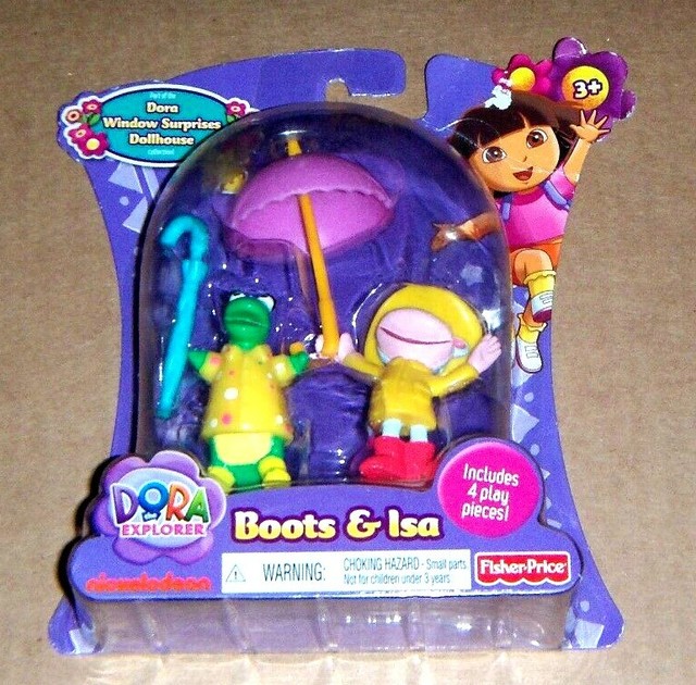 Dora The Explorer WINDOW SURPRISES DOLLHOUSE BOOTS & ISA Figures eBay