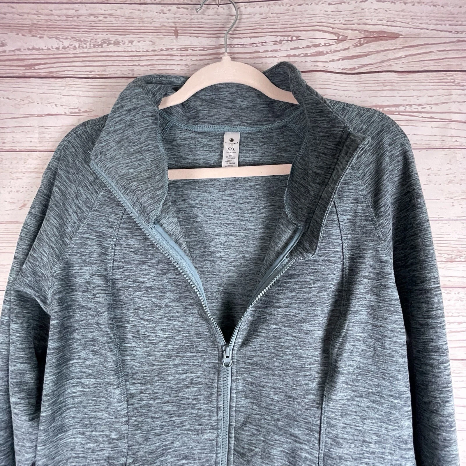 yogalicious lux ultra soft lightweight active full zip jacket