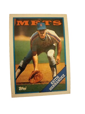 1988 Topps KEITH HERNANDEZ Baseball Card #610. NEW YORK METS. | eBay