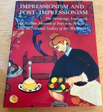IMPRESSIONISM & POST IMPRESSIONISM-HERMITAGE+ HB 1ST 1989-CLASSIC-FINE PLATES FN