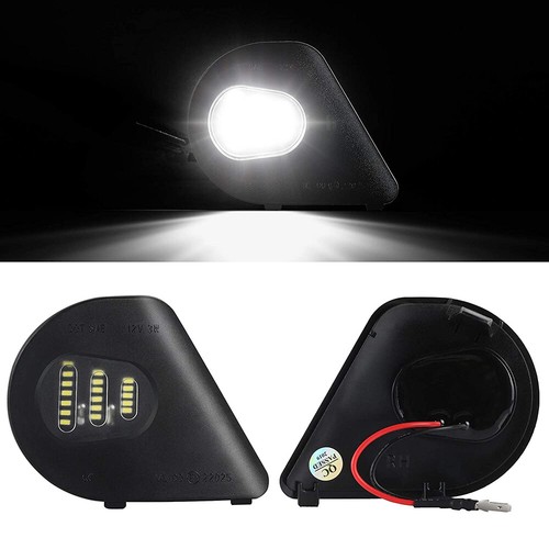 LED Side Mirror Puddle Lights For Dodge Ram 10-19 1500 2500 3500 4500 5500 Truck - Picture 9 of 12