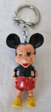 Très Ancien Porte-Clé Mickey Wdp  En Celluloïd 