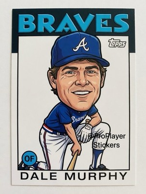   Dale Murphy  Topps 86  Sticker  