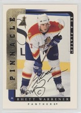 1996-97 Pinnacle Be A Player Auto Rhett Warrener #138 Auto 0r6j