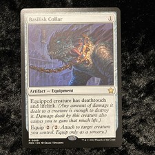 MTG Magic Basilisk Collar 0669 Foundations NM