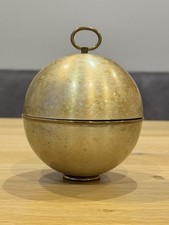 Vintage Zigarettenspender Messing Kugel 50er-70er Jahre