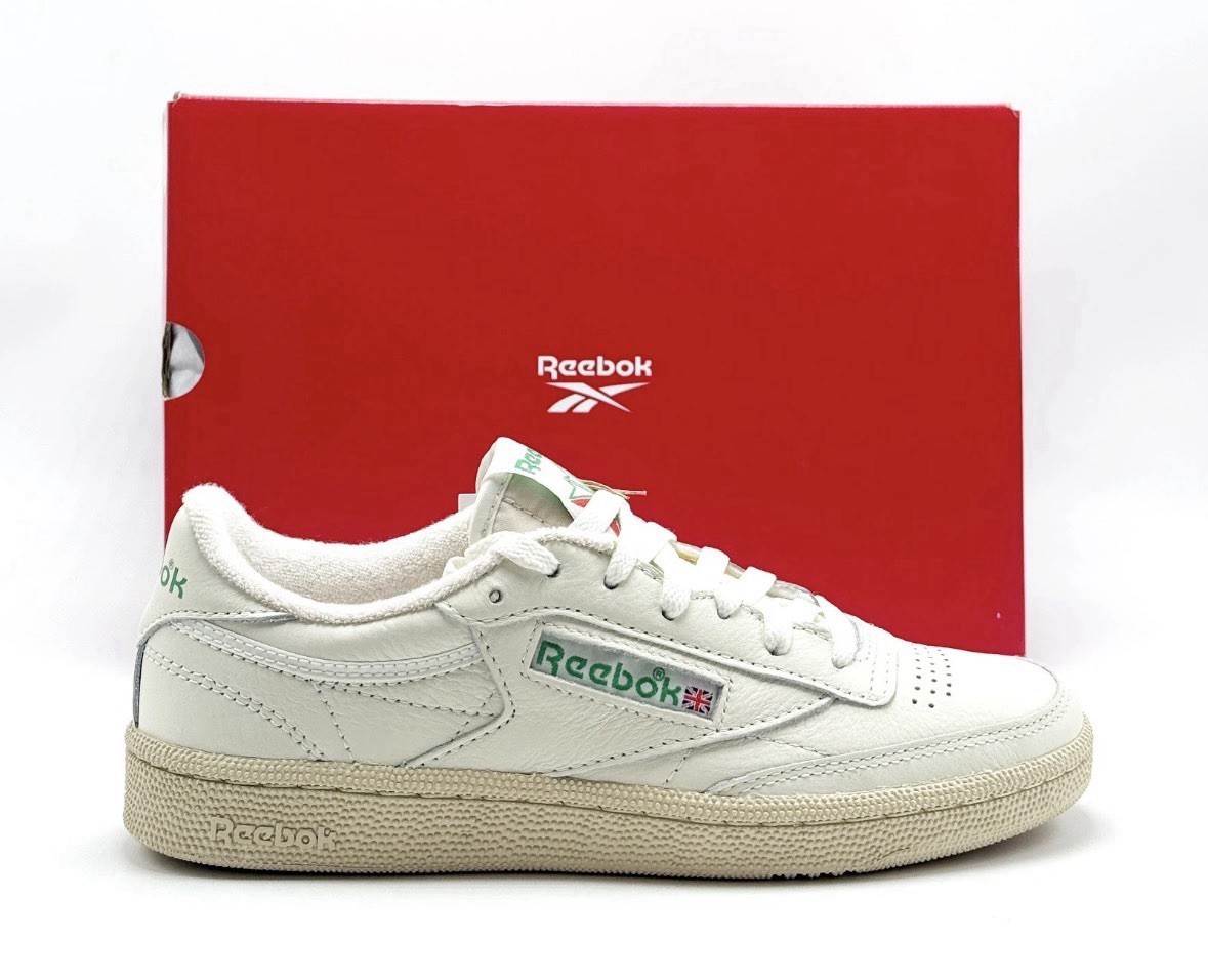 NEW* UNISEX Reebok Club C 85 Vintage Shoes CHALK / PAPER  display picture 3