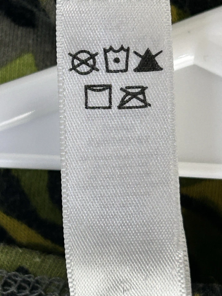 Top túnica verde floral manga corta LuLaRoe para mujer, talla XS. 1B Foto 4 de 4