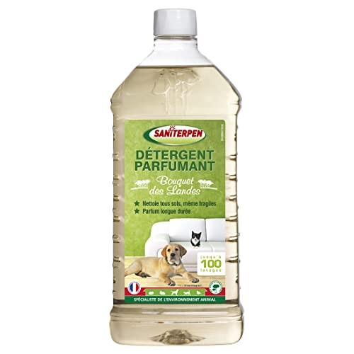Nettoyant SANITERPEN Bouquet des Landes Détergent Parfumant pour habitat animal 1L