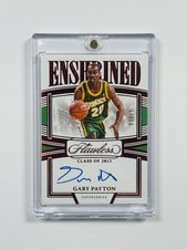 2022-23 PANINI FLAWLESS GARY PAYTON #ES-GPY ENSHRINED RUBY AUTO /15