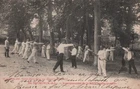 Postcard military, army: France training "lance against spear" in Saumur around 1910
