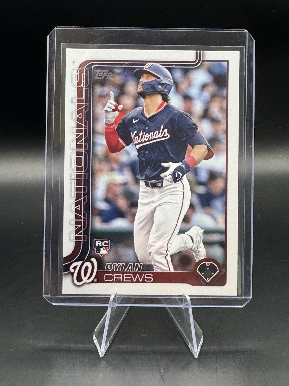 2025 Topps Series 1 # 74 Dylan Crews Rookie Washington Nationals